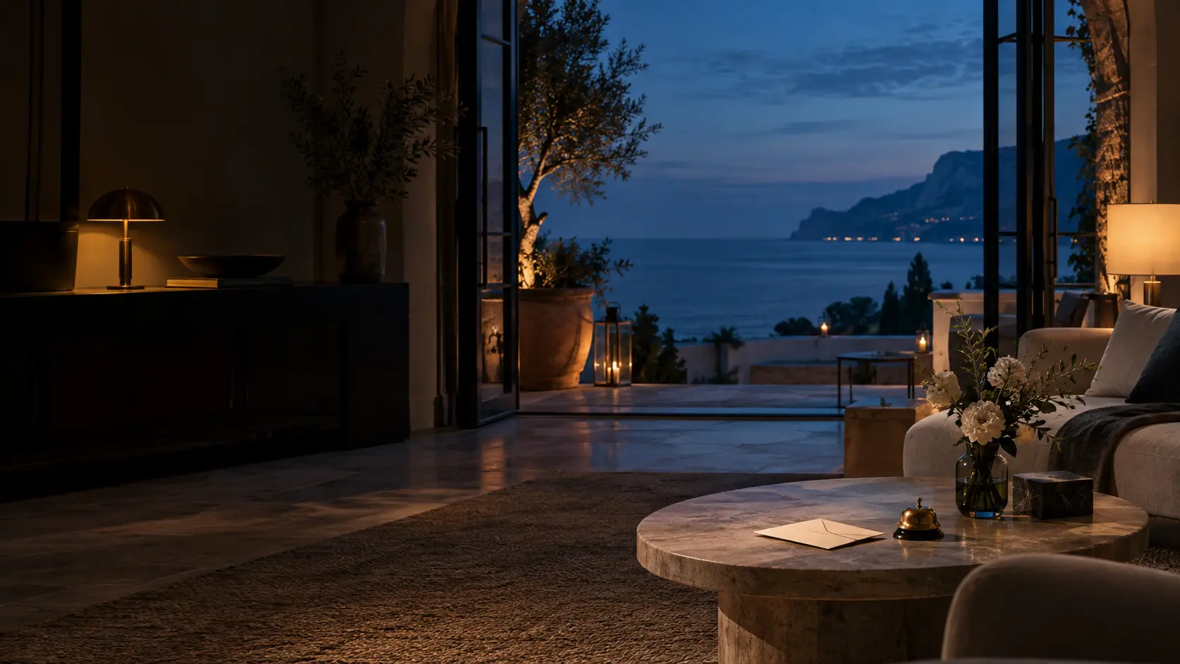Private coastal villa salon representing Fairy Service membership